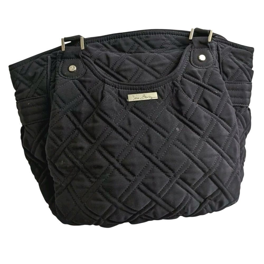 Vera Bradley Glenna Black Shoulder Bag